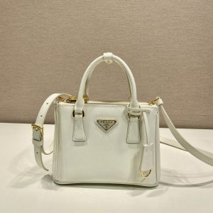 Prada Galleria Mini Tas: Premium 1:1 Replica in Echt Kalfsleer - Spiegelkwaliteit 1091533765 - front view